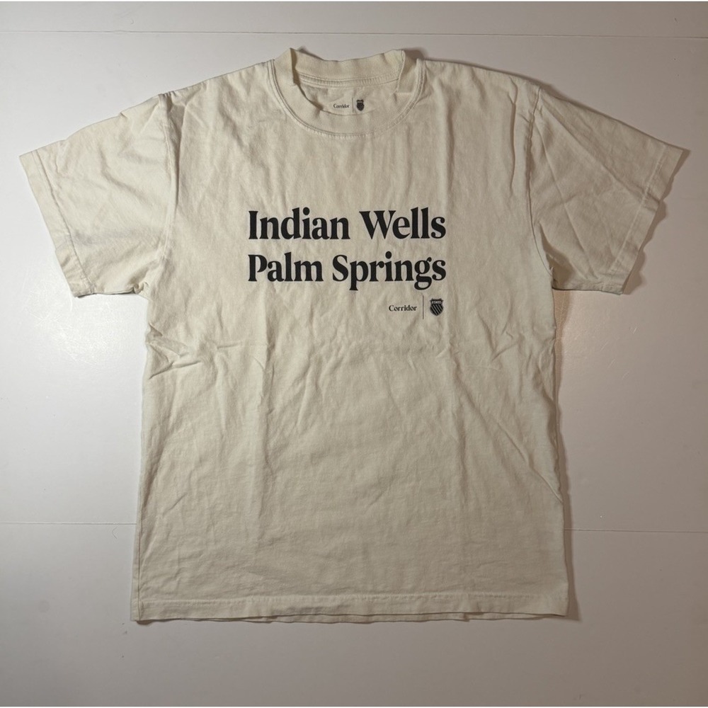 Indian Wells Tennis Palm Springs Kswiss T-shirt Size Medium